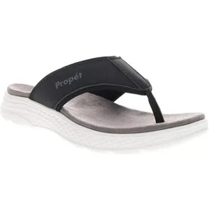 Propet TravelActiv FT Women's Thong Sandals, Size: 7.5 N, Black