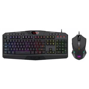 Redragon S101-5 Gaming Keyboard and Mouse Combo with RGB Backlighting, Black
