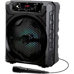 iLive Bluetooth Party Speaker with Microphone, Black