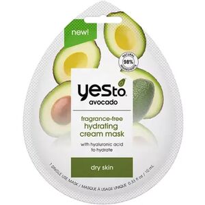 Yes To Avocado Fragrance-Free Cream Mask - Single Use, Size: .33 FL Oz, Multicolor