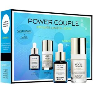 SUNDAY RILEY Power Couple Advanced Retinol and Lactic Acid Duo, Multicolor