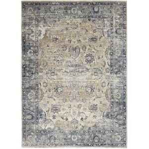 Kathy Ireland Home Malta Distressed Area Rug, Multicolor, 4X5.5 Ft