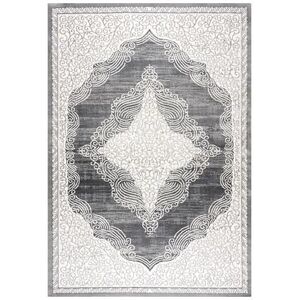 Art Carpet Parisole Medallion Rug, Grey, 8X10 Ft
