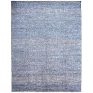 Weave & Wander Caldecott Classic Striped Rug, Blue, 2.5X12 Ft