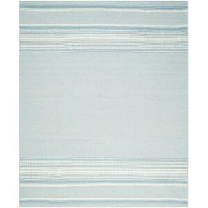 Safavieh Kilim Addison Striped Wool Rug, Blue, 4X6 Ft