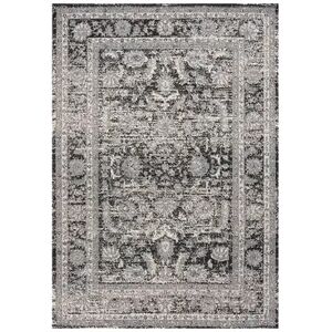 Art Carpet Romest Border Rug, Grey, 5X8 Ft
