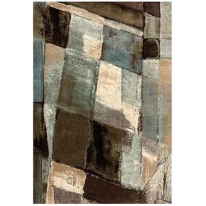 Art Carpet Adenning Checkerboard Rug, Brown, 8X10 Ft