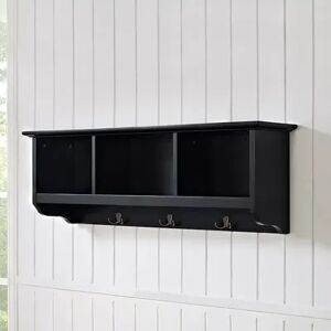 Crosley Furniture Brennan Entryway Storage Shelf, Black