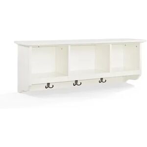 Crosley Furniture Brennan Entryway Storage Shelf, White