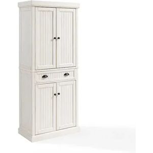 Crosley Furniture Seaside Pantry Storage Cabinet, Orange
