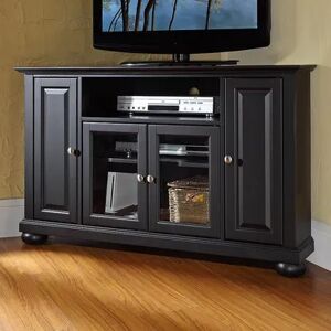 Crosley Furniture Alexandria Corner TV Stand, Black