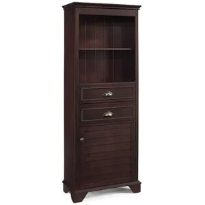 Crosley Furniture Lydia Tall Cabinet, Brown