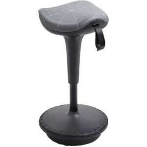 Vinsetto Lift Wobble Stool Standing Chair with 360 degree Swivel Tilting Balance Chair with Adjustable Height and Saddle Seat for Active Learning