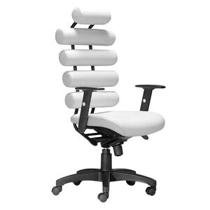 Zuo Modern Unico Desk Chair, White