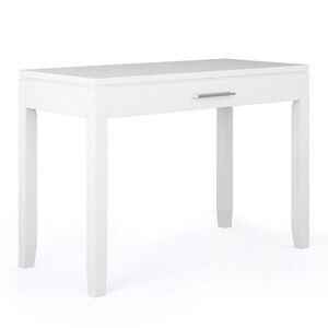 Simpli Home Cosmopolitan Contemporary Home Office Desk, White