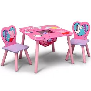 Delta Children Peppa Pig Table and Chair Set with Storage by Delta Children, Multicolor