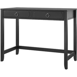 Novogratz Her Majesty 2-Drawer Writing Desk, Black
