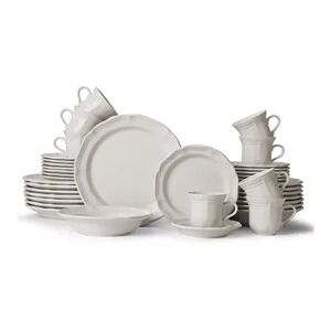 Mikasa French Countryside 40-pc. Dinnerware Set, White