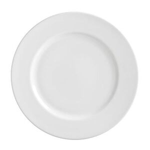 10 Strawberry Street Royal White 6 pc. Oversized Dinner Plate Set