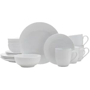 Fitz & Floyd 16 pc. Coupe Dinnerware Set, White