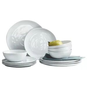 Fitz & Floyd Organic 12-pc. Dinnerware Set, White