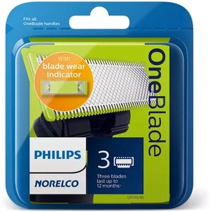 Philips Norelco OneBlade Replacement Blade (3-Pack), Multicolor