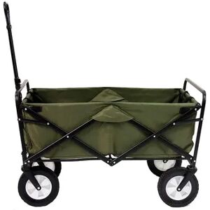 Mac Sports Collapsible Folding Outdoor Utility Garden Camping Wagon Cart, Green