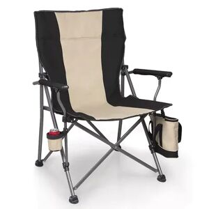 Picnic Time Big Bear Camp Chair, Black