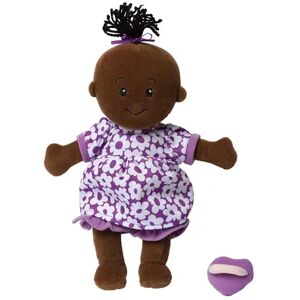 Manhattan Toy Wee Baby Stella Brown 12-Inch Soft Baby Doll, Multicolor