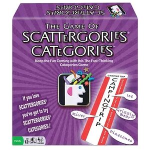 Winning Moves The Game of Scattergories Categories by University Games, Multicolor