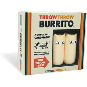 Exploding Kittens Throw Throw Burrito by Exploding Kittens, Beig/Green