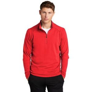 Sport-Tek ST273 Lightweight French Terry 1/4-Zip Pullover T-Shirt in True Red size Small Polyester Blend