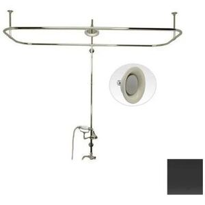 Randolph Morris Side Mount Shower Conversion Kit with Handshower Cradle & Watering Can Shower Head RMSHOWERKIT6WORB