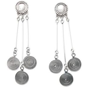 NOVICA Sweet Lolly,'Artisan Made Sterling Silver Dangle Earrings'