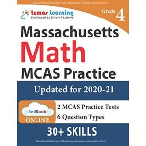 Mcas Test Prep: 4th Grade Math Practice Workbook And Full-Length Online Assessments: Next Generation Massachusetts Comprehensive Assessment System Study Guide