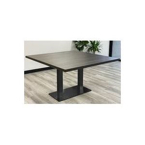 4' x 4' Modular Conference Table Add-On w/ Steel Double Post Bases