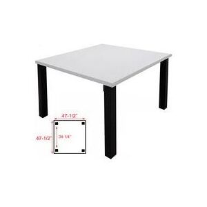 4' x 4' Conference/Meeting Table w/Square Post Legs