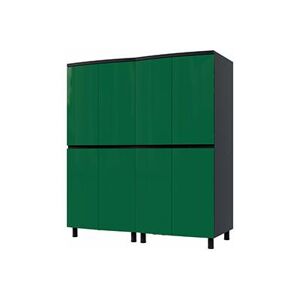 Contur Cabinet 5' Premium Racing Green Garage Cabinet System