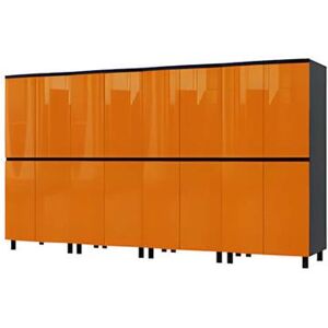 Contur Cabinet 10' Premium Traffic Orange Garage Cabinet System