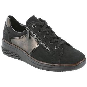 Rieker Doris 00 - Womens Euro 39 US 8 Black Oxford Medium