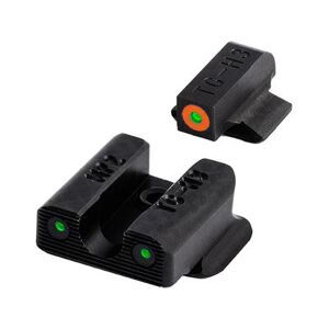 TruGlo Tritium Pro Handgun Night Sights for Smith & Wesson Bodyguard 380 w/ Orange Front Ring TG-TG231MP2C