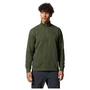 Mountain Hardwear Logo 1/4 Zip - Men's Extra Large Surplus Green 2016801347-Surplus Green-XL