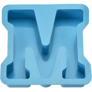 Unique Large Letter Resin Models Alphabet M Silicone Blue 6