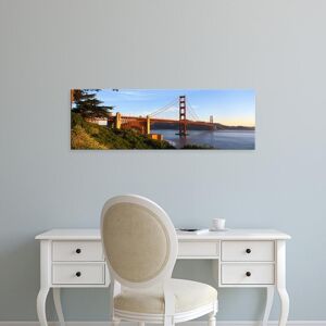Easy Art Prints Panoramic Images's 'USA, California, San Francisco, Golden Gate Bridge' Premium Canvas Art 12 x 36