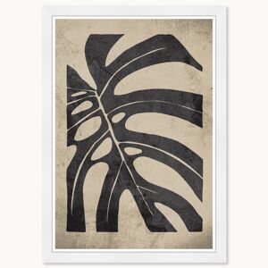 Wynwood Studio Leaf Detail Framed Boho Minimalist Abstract Prints 15 x 21