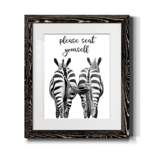 Wexford Home Zebra Bum-Premium Framed Print - Ready to Hang 20X24