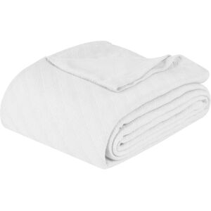 Superior Milan Cotton Textured Striped Lightweight Woven Blanket King