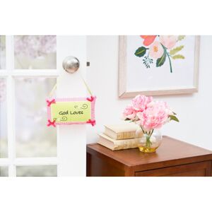 C&F Home God Loves Embroidered Small Petite Throw Pillow Specialty