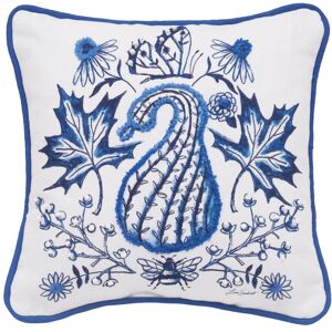 C&F Home Blue Harvest Gourd Small/Petite Accent Pillow 10 x 10