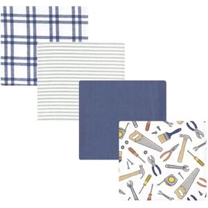 Hudson Baby Infant Boy Cotton Flannel Receiving Blankets, Construction Work, One Size - Construction Work - One Size One Size